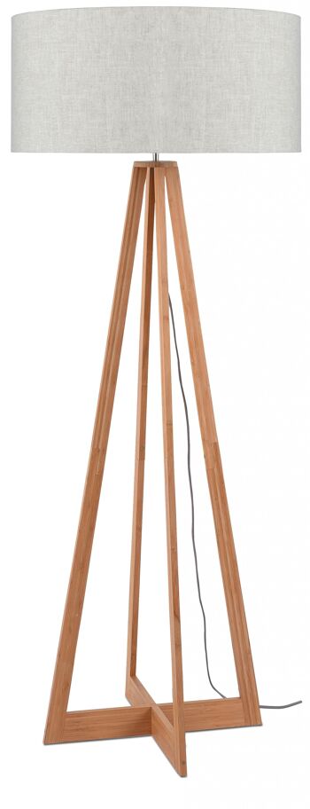 EVEREST Bamboo / Linen III Floor Lamp 7