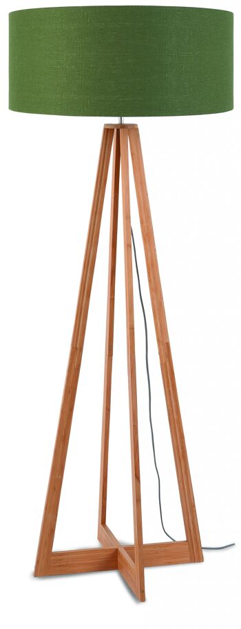 EVEREST Bamboo / Linen IV Floor Lamp 7