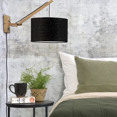 Bamboo / linen wall lamp ANDES I