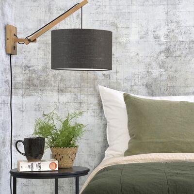 Bamboo / linen wall lamp ANDES III