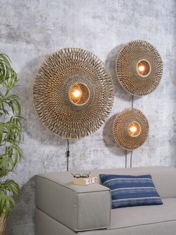 Bamboo wall light BALI I 5