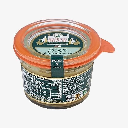 Foie gras d'oie entier en gelée "bocal parfait"