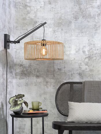 Bamboo wall lamp 2 arms BROMO I