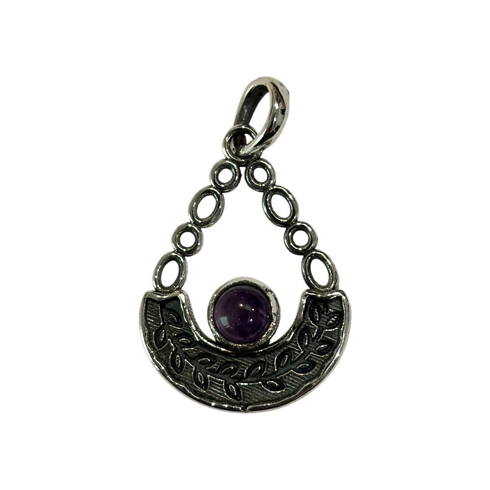 Colgante bañado en plata (sin cadena) (#09), 3x2cm