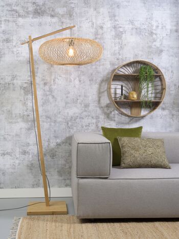 CANGO II natural bamboo floor lamp 1