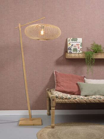 CANGO II natural bamboo floor lamp 2