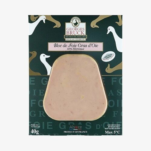 Bloc de foie gras d'oie "tranche individuelle" 40g