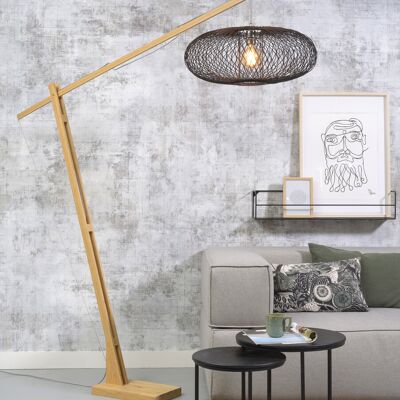 CANGO III natural bamboo floor lamp