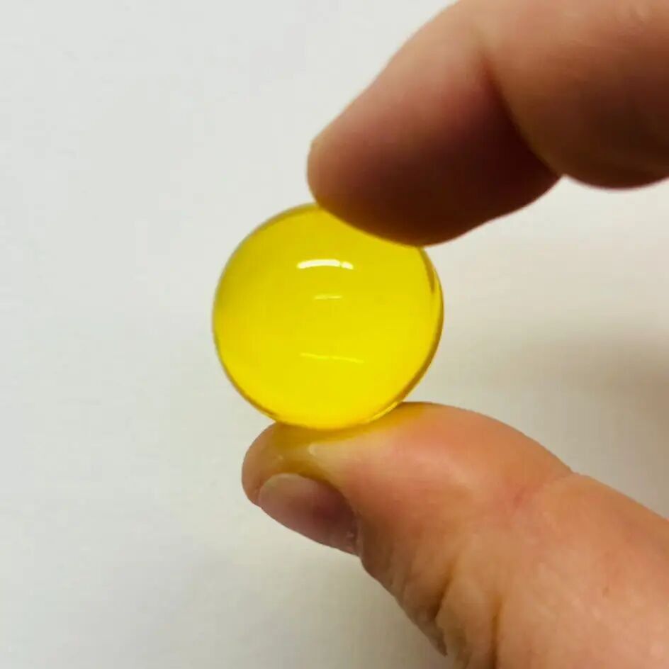 200 Lemon Bath Pearls. Yellow Bath Oil Beads