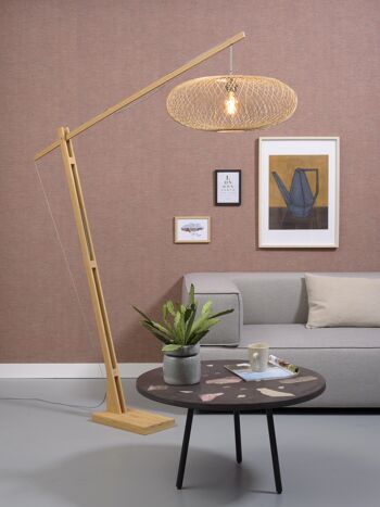 CANGO IV natural bamboo floor lamp 2