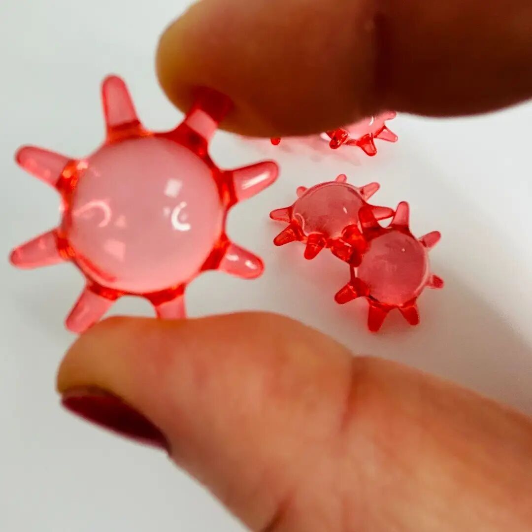 200 Pink Flower Shaped Bath Beads - Bulk Bath Pearls.
