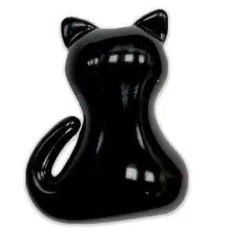 200 Strawberry Scented Cat Shaped Bath Pearls (Black)