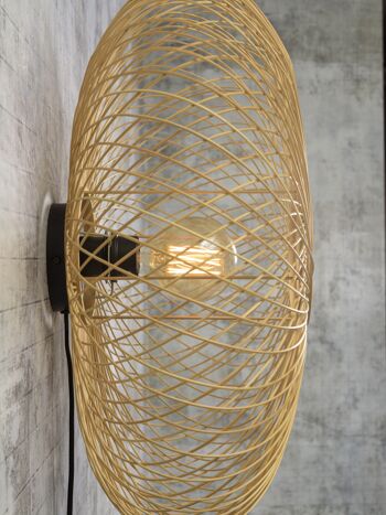 CANGO II bamboo wall light 5