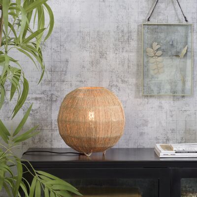Lámpara de mesa de yute de bambú IGUAZU I
