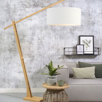 Lampadaire bambou/lin MONTBLANC VIII