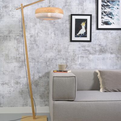 PALAWAN III natural bamboo floor lamp