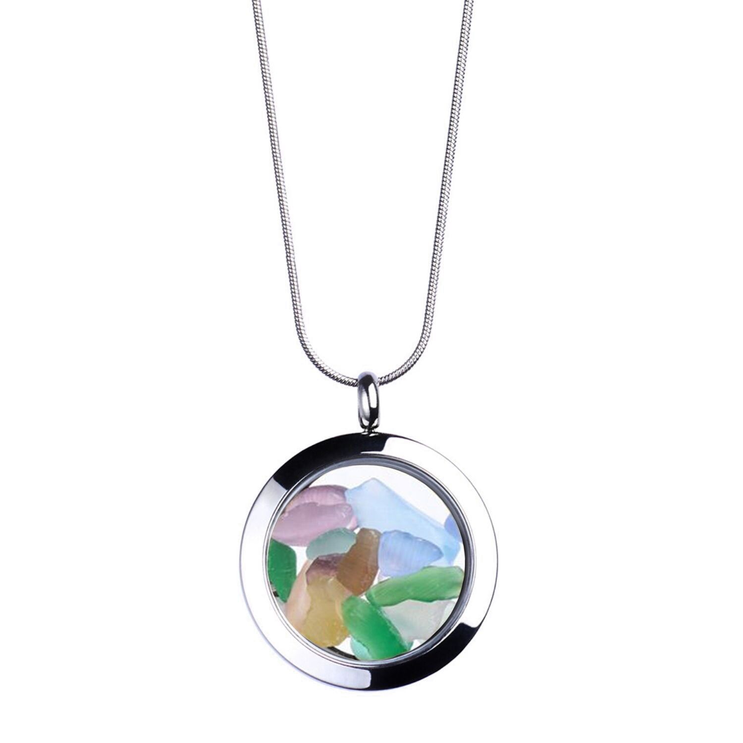 Handmade Multi-Color Tourmaline Gemstone Necklace – Unique Crystal Jewelry Gift