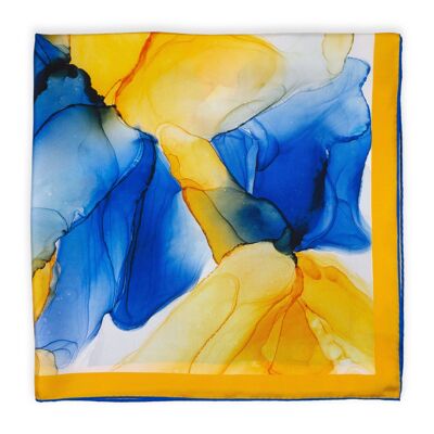 Amalfi silk square scarf