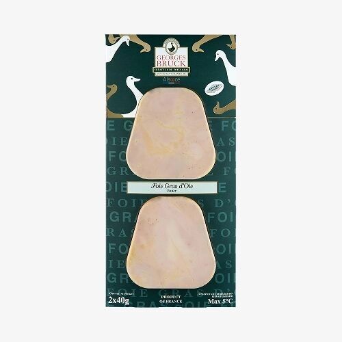 Foie gras d'oie entier "duo" 80g