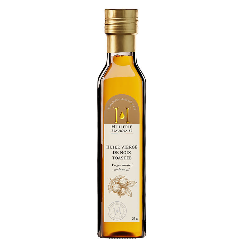 Toasted virgin walnut oil, 25 cl