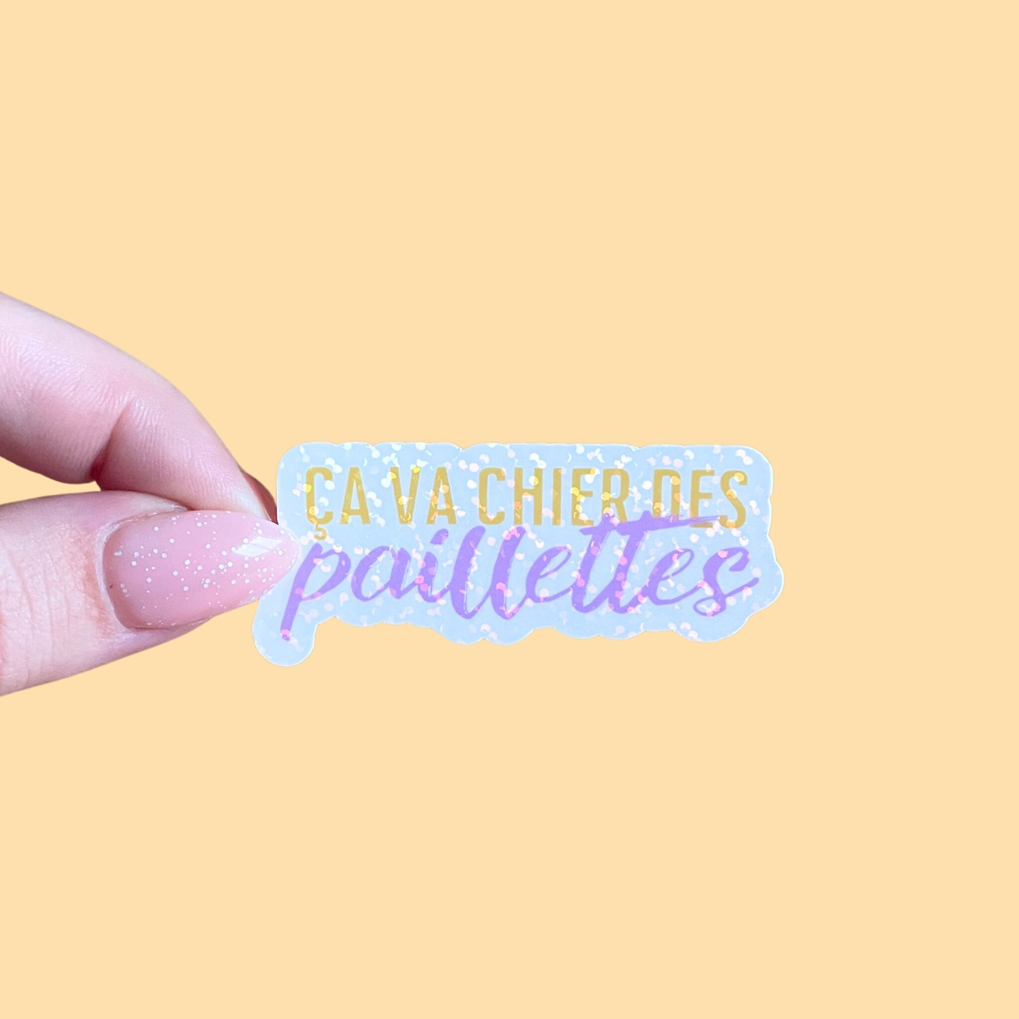 sticker - It's gonna be glittery shit