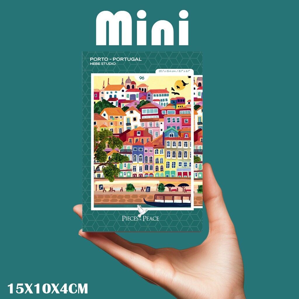 96-piece Mini Puzzle - Porto - Portugal