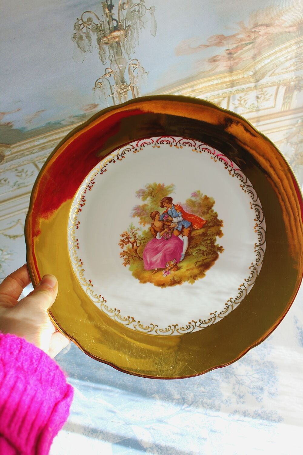 The Splendor of Bavaria: "Gallant Scene" Collector's Plate