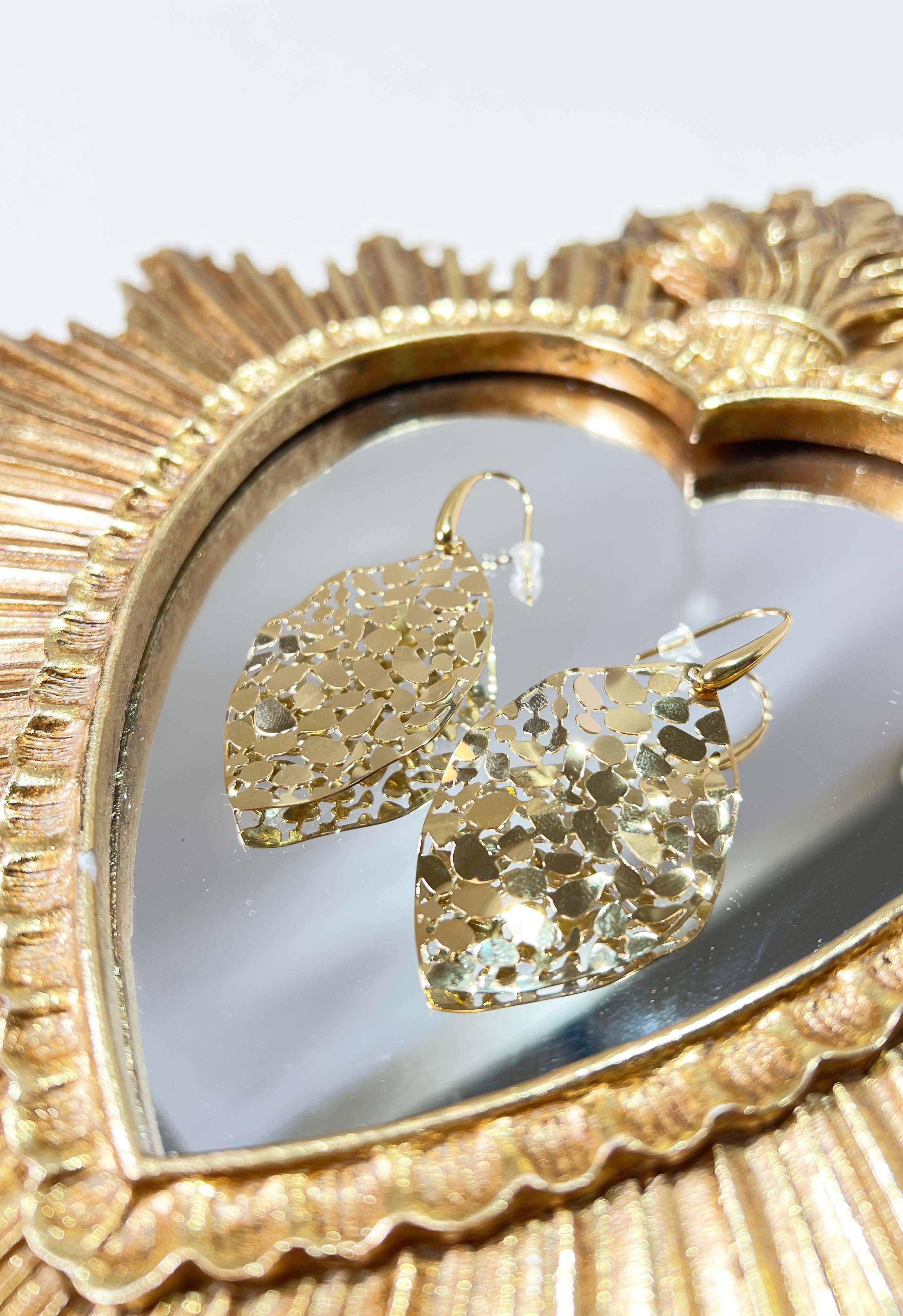 Gehämmertes Goldohrringmaterial – Edelstahl 316L