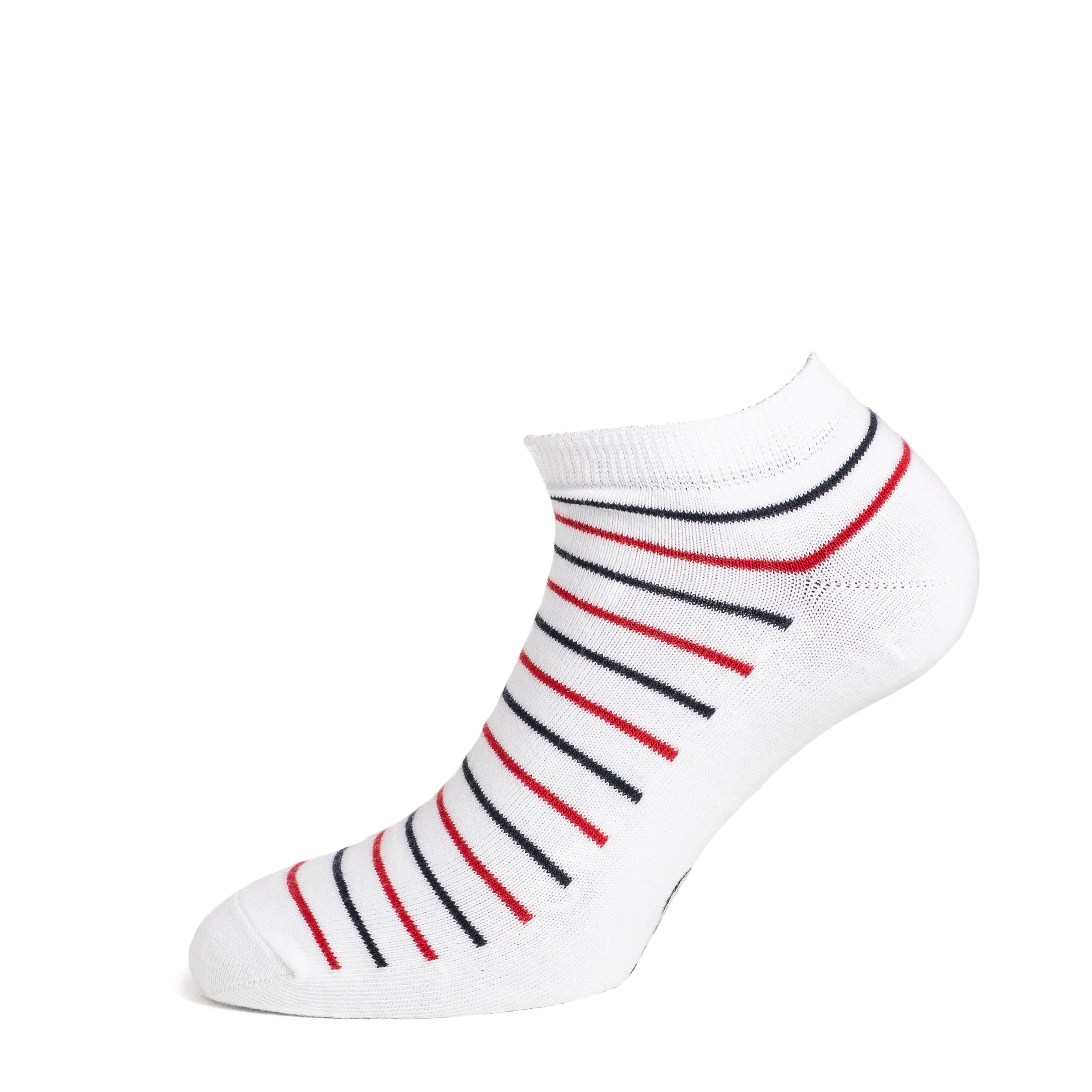 Die unsichtbaren Matrosensocken - Herrensocken - weiße Baumwolle