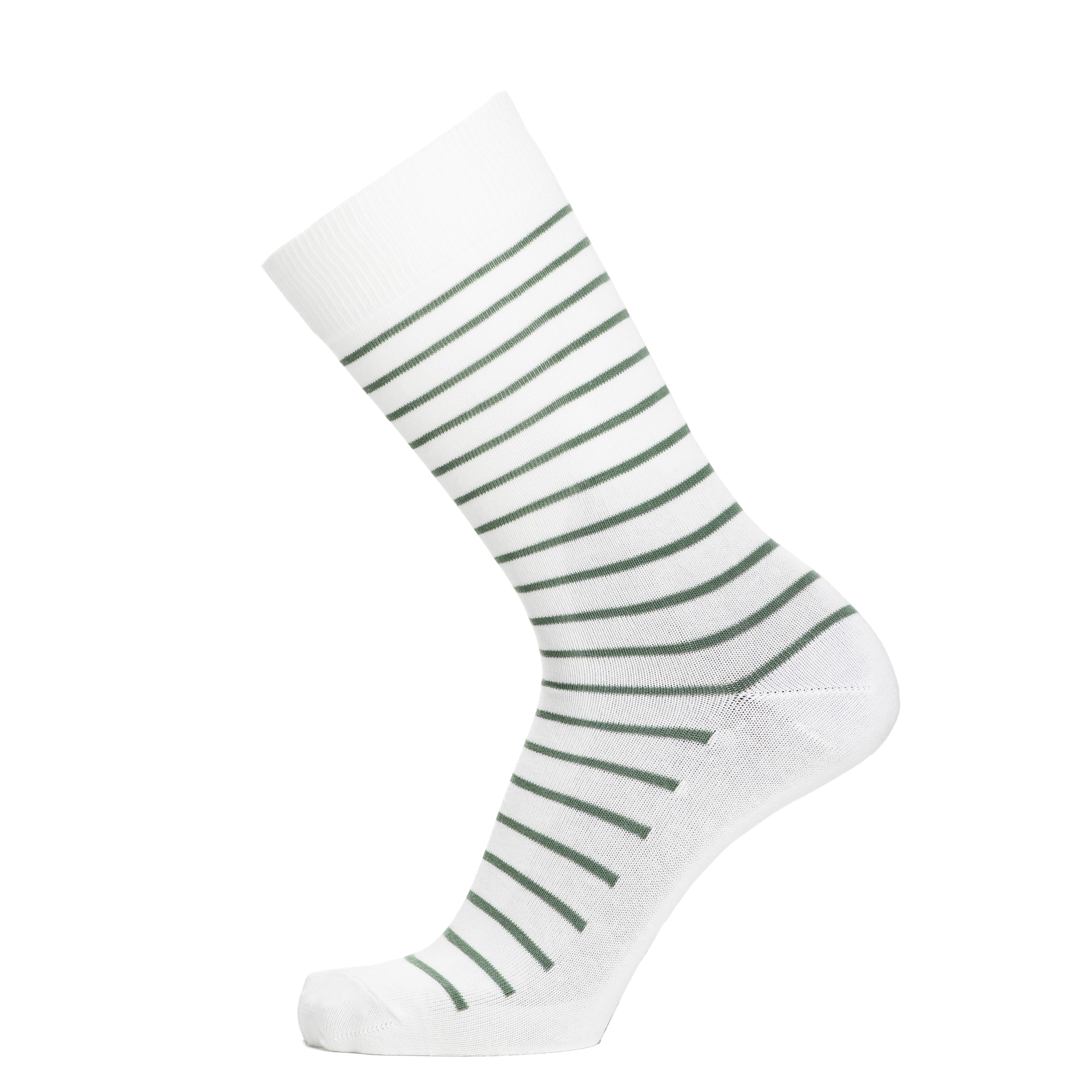 Das Seemannshemd - Herrensocken - weiße Baumwolle
