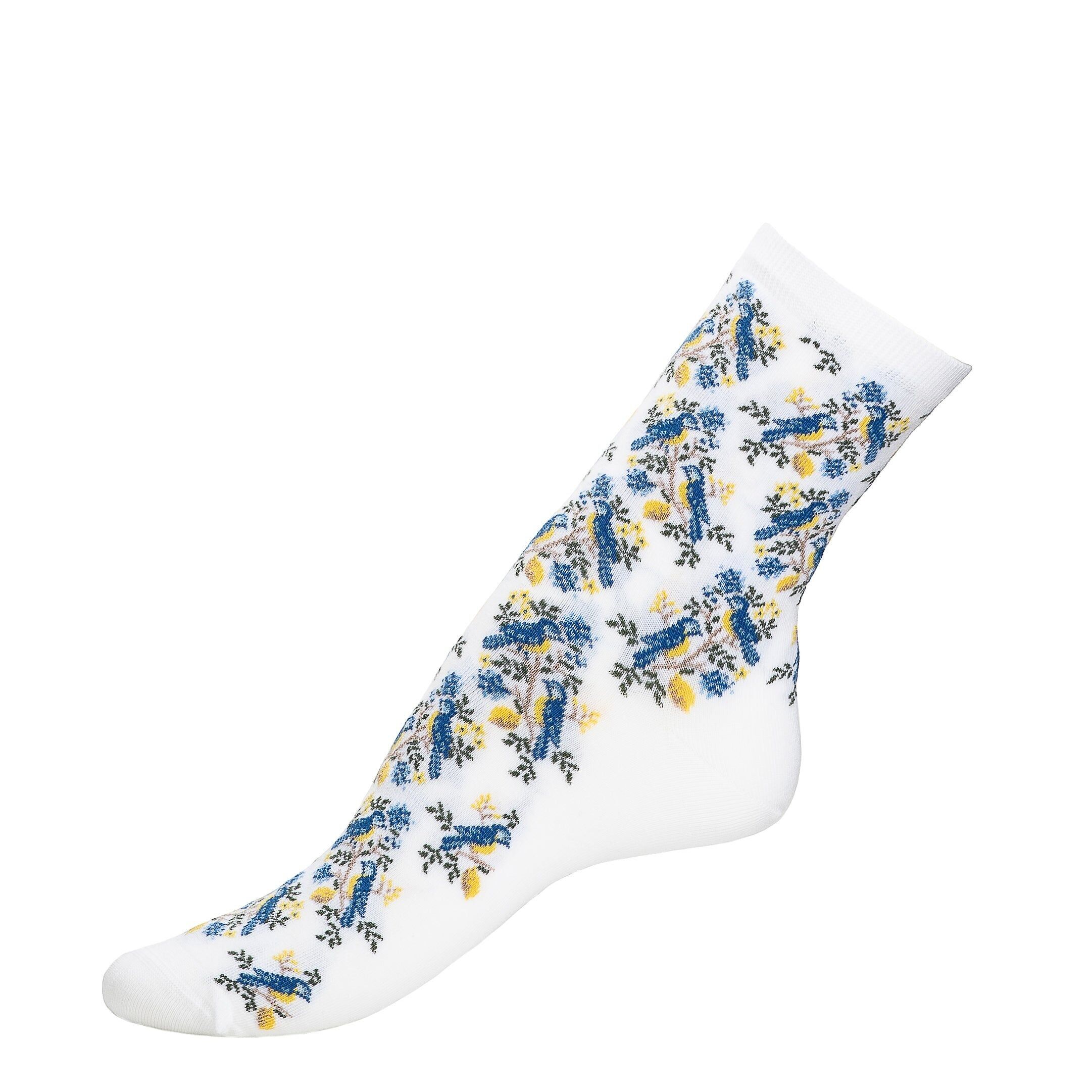 Titmouse Socken – Damensocken – weiße Baumwolle