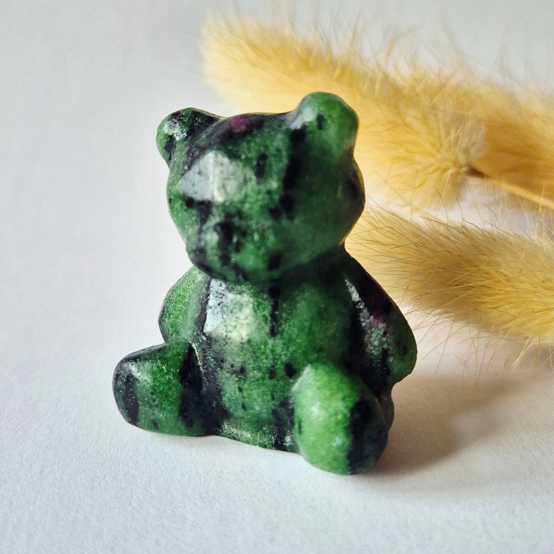 no.015 大粒グリーンアメジストとsouvenir bear Buy wholesale Gemstone Faceted Bear 4cm Crystal Carving – Ruby in