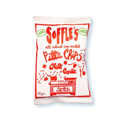Chili & Knoblauch MILD Pitta Chips TEILEN