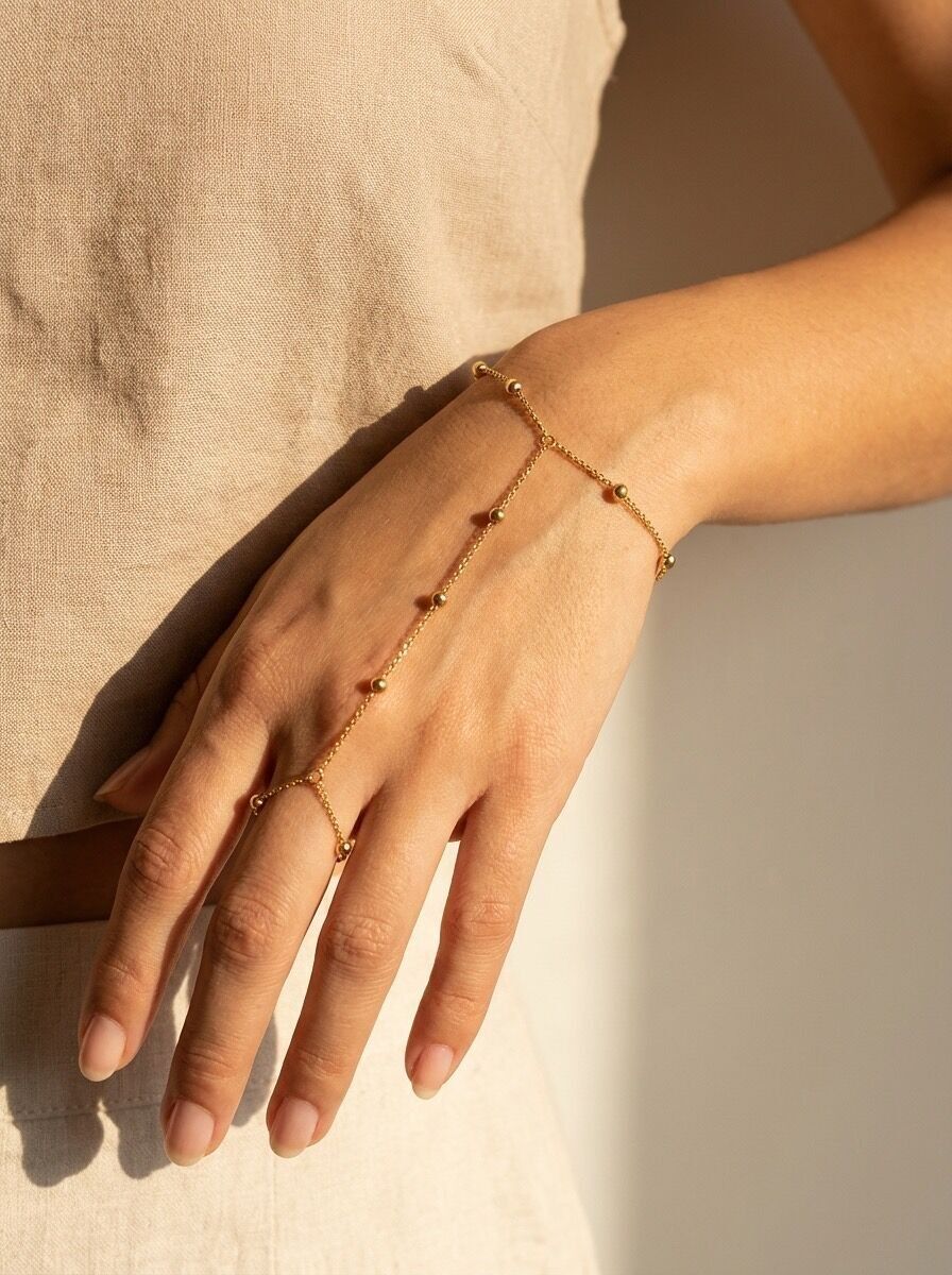 324AQ207N Edelstahl-Handkette