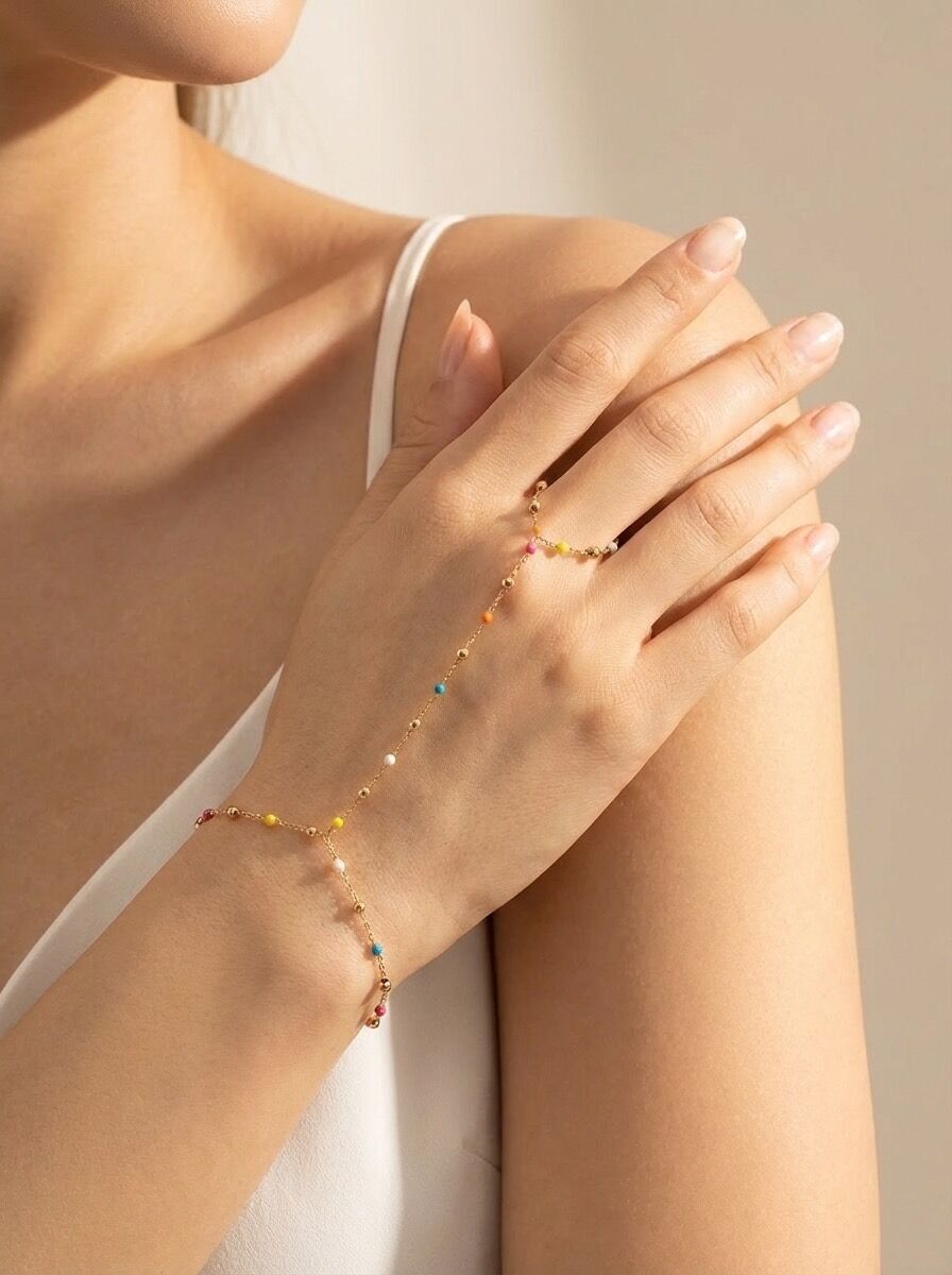 324AQ214N Edelstahl-Handkette