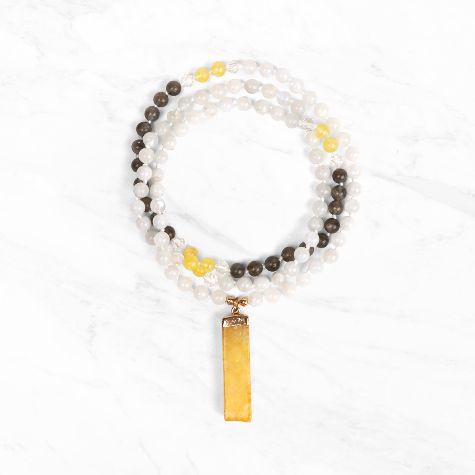 New Beginnings Mala Bead Necklace