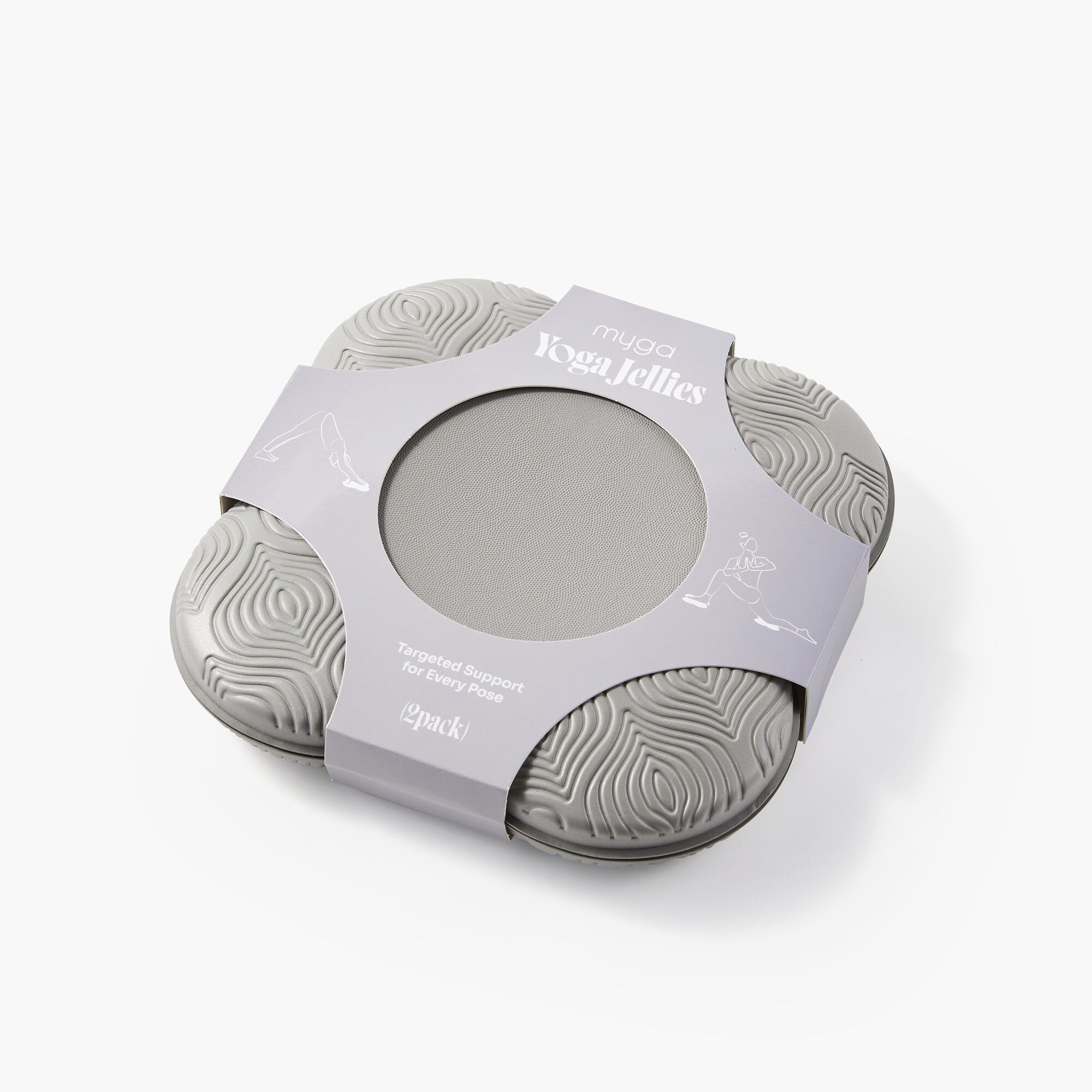 Grey Yoga Support Jellies – 2 Pack