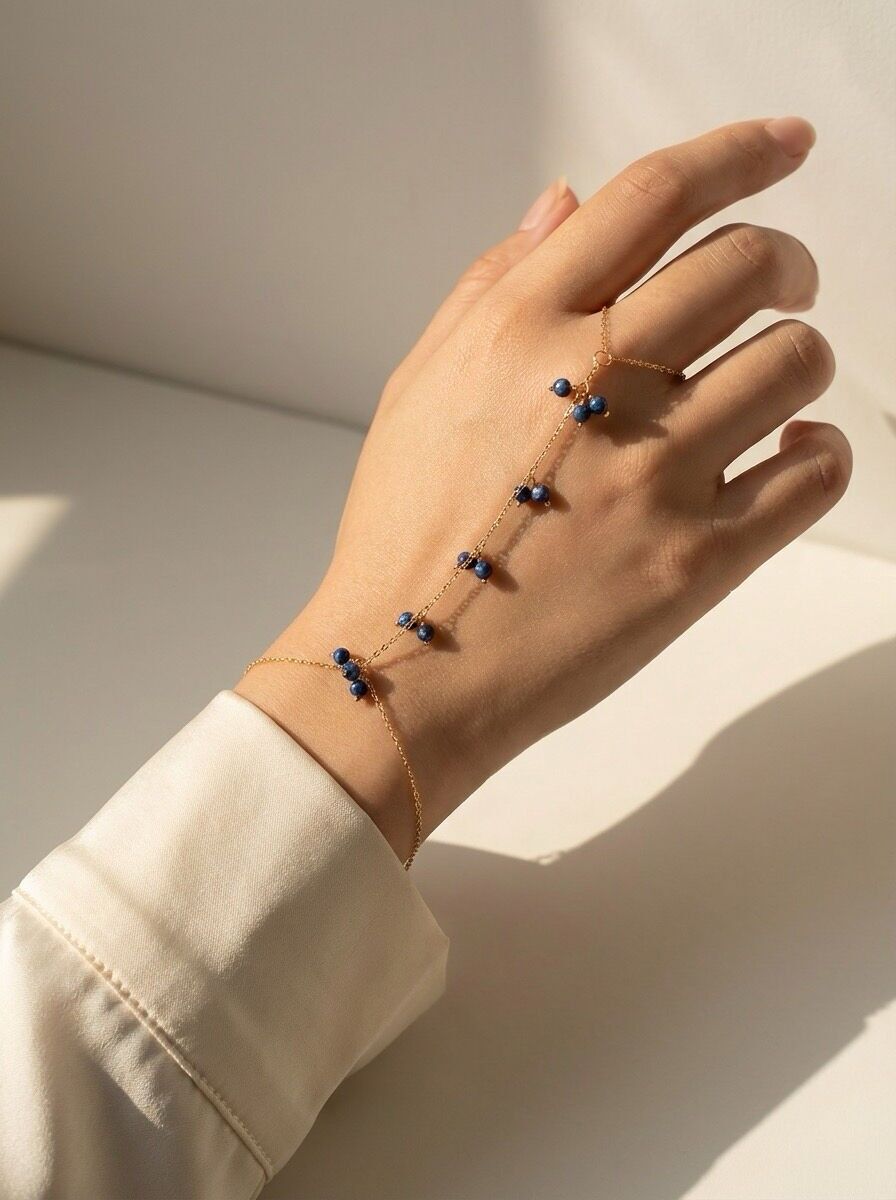 324AQ223N Edelstahl-Handkette