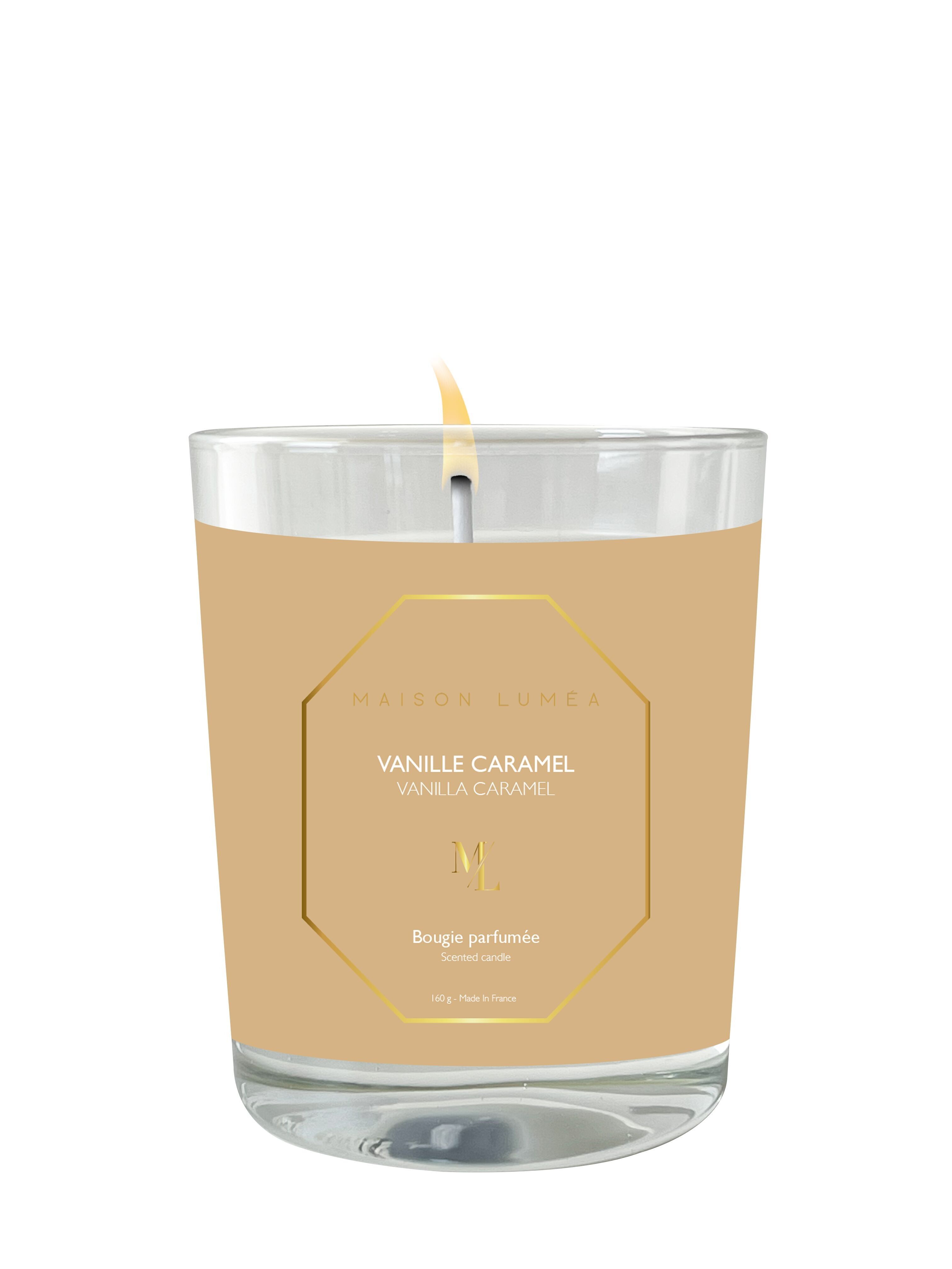 Bougie parfumée 160g - Vanille Caramel