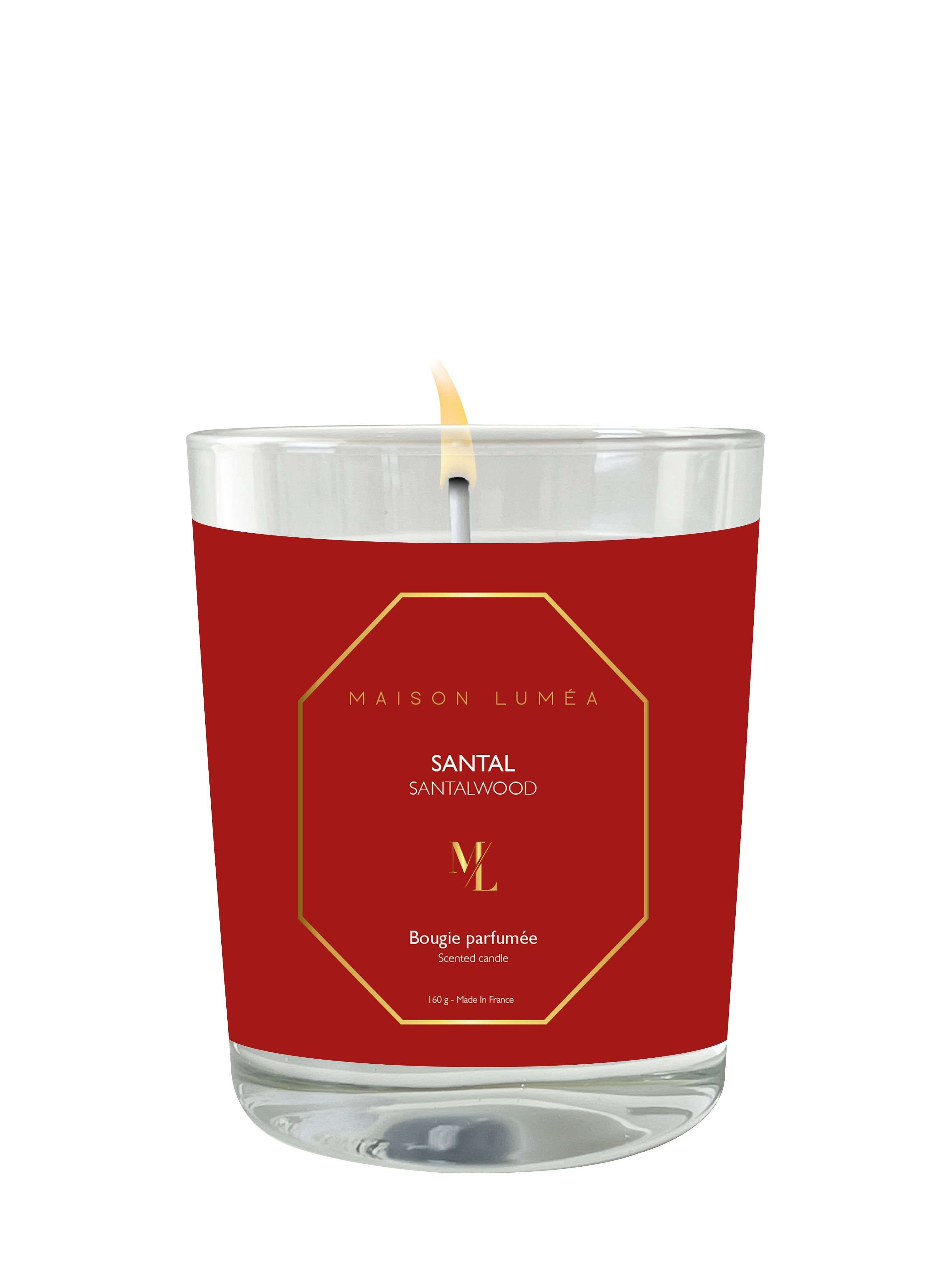 Bougie parfumée 160g - Santal