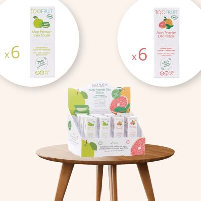 Mon Premier Organic Deodorante Solido espositore per bambini