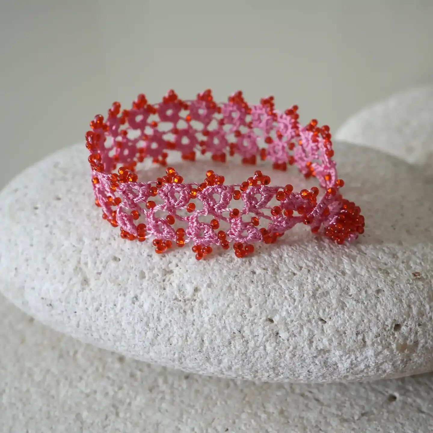 HUSNU HANDMADE LACE TEXTILE BRACELET, OYA COLLECTION