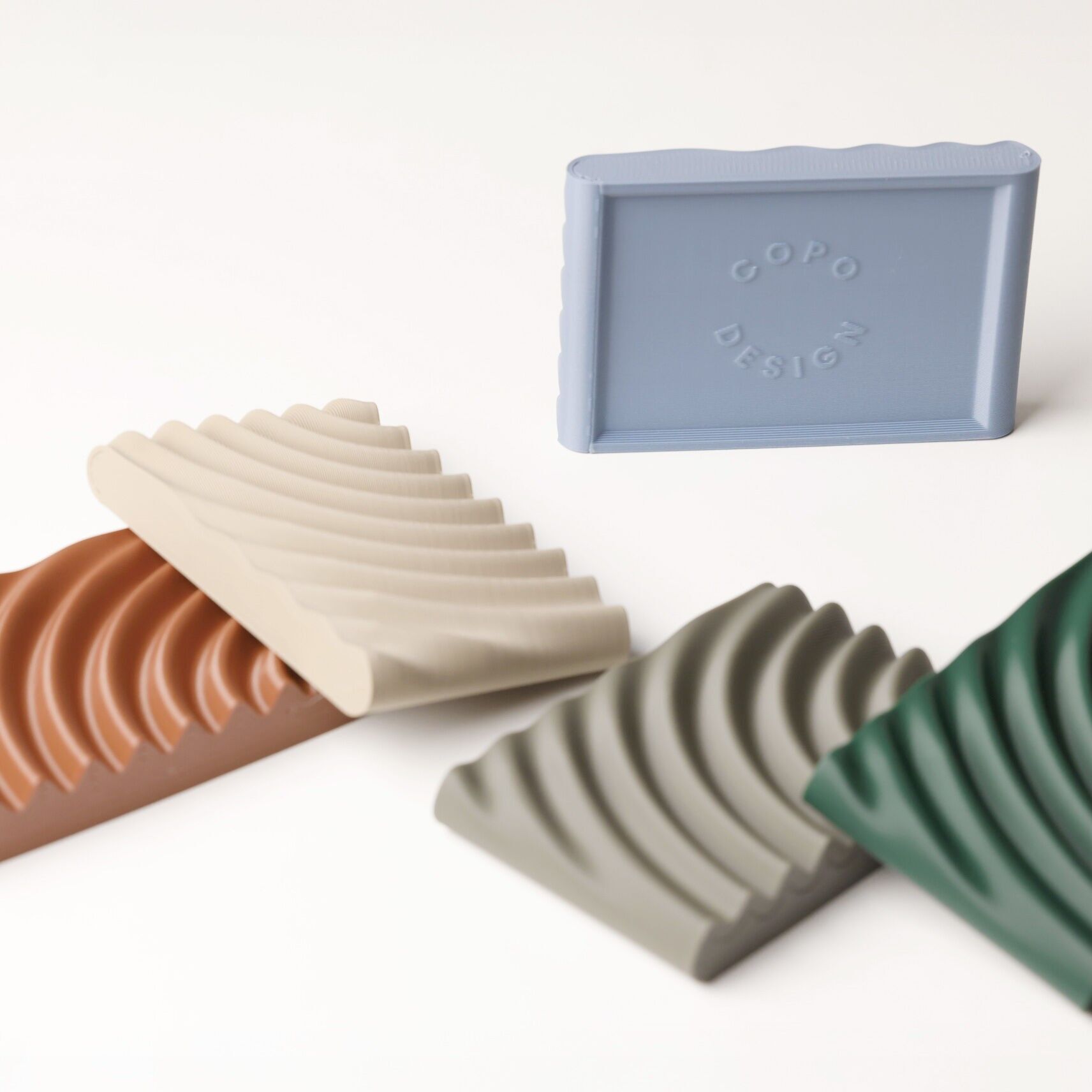 Soap dish - Wave - Natural colors