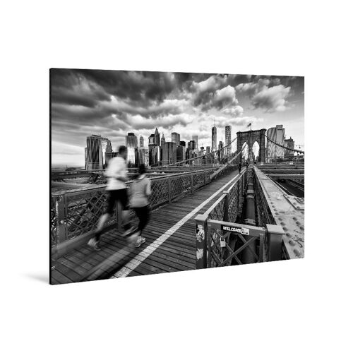 Dibond 20 x 30 cm - Brooklyn Bridge, New-York City