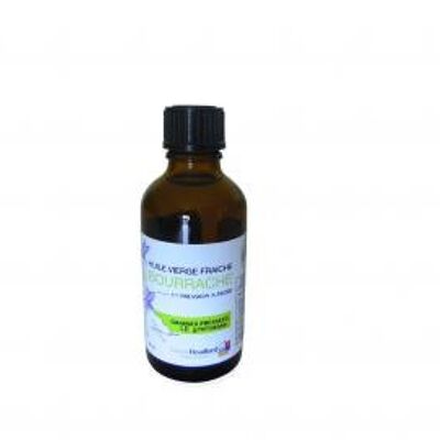 fresh virgin borage oil from first cold pressing - French production - 50 ml <10