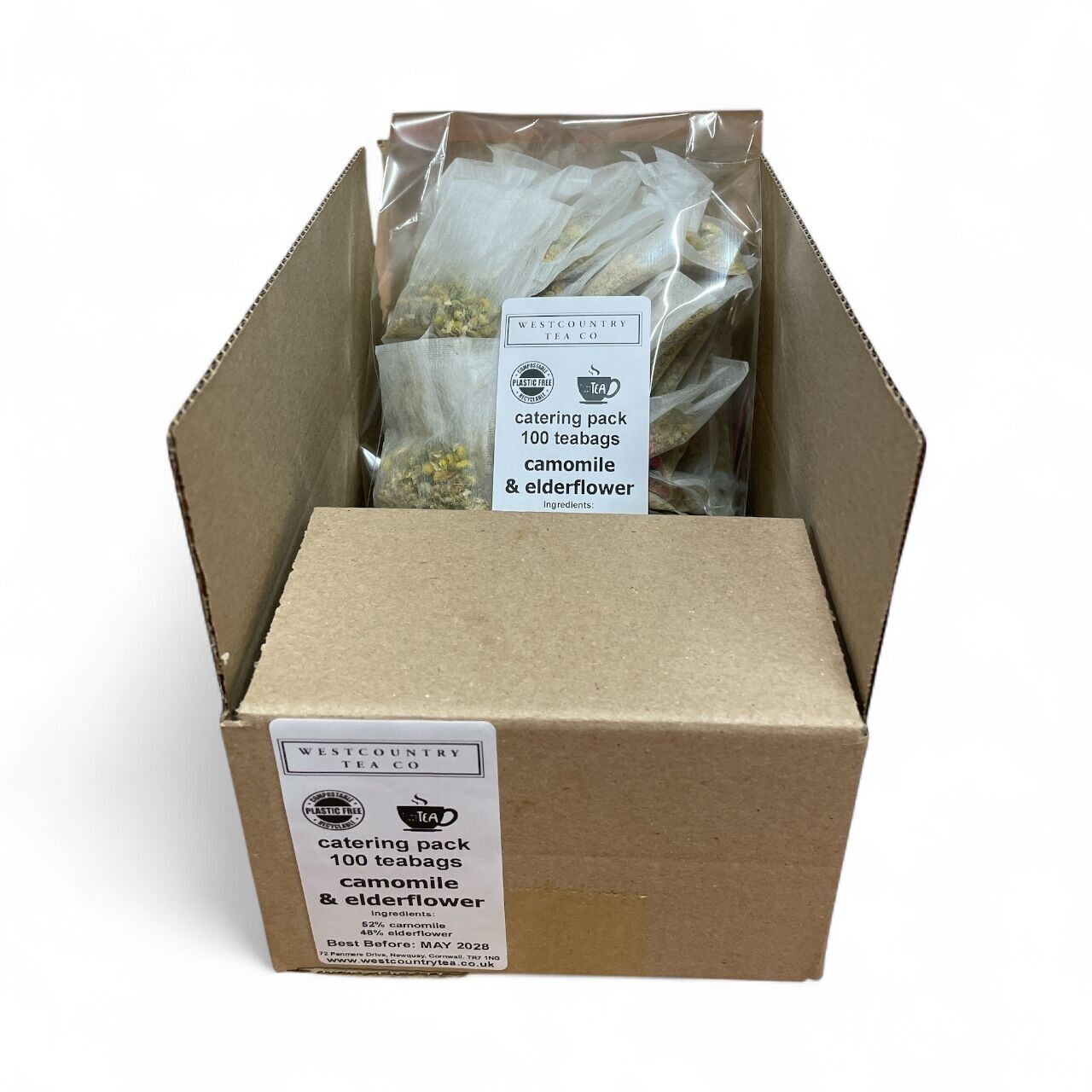 100 x Catering Camomile & Elderflower - Time Out Tea Bags
