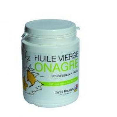 Aceite virgen de onagra - producción francesa - frasco de 200 cápsulas de 500 mg - complementos alimenticios <25