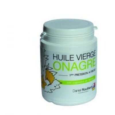 Aceite virgen de onagra - producción francesa - frasco de 200 cápsulas de 500 mg - complementos alimenticios <25
