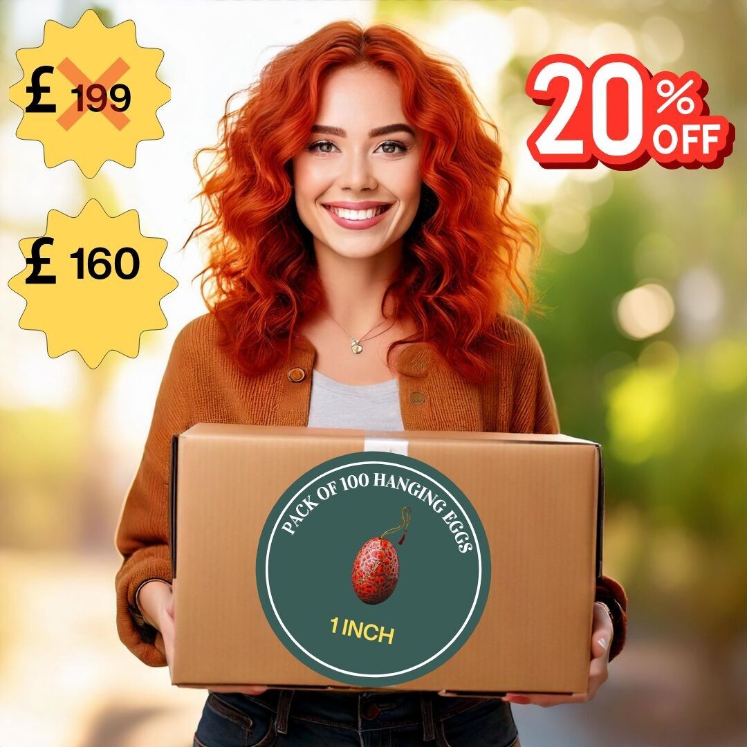 Paquete de 100 huevos de Pascua colgantes surtidos de 1 pulgada