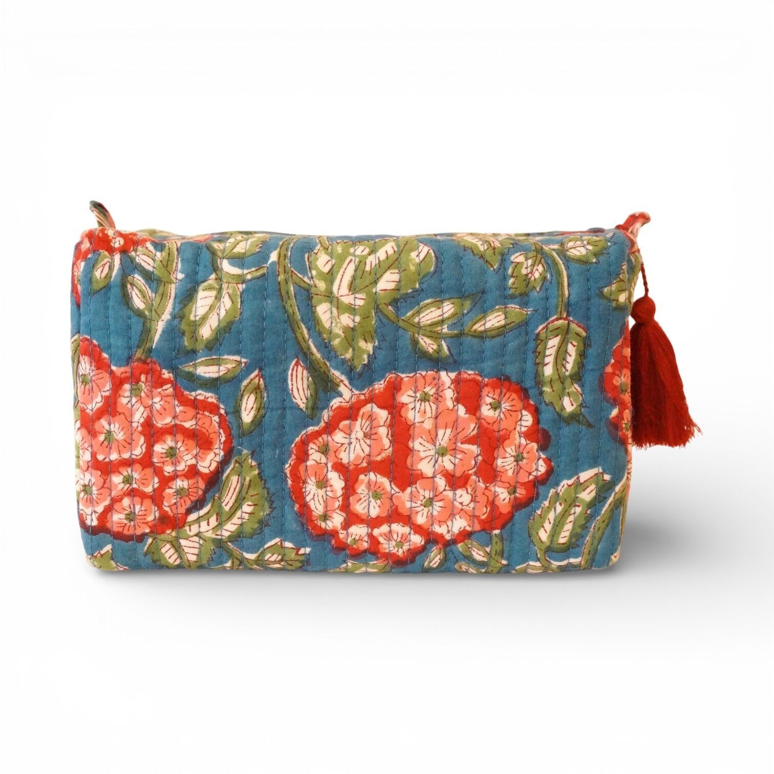 Printed cotton toiletry bag No. 106